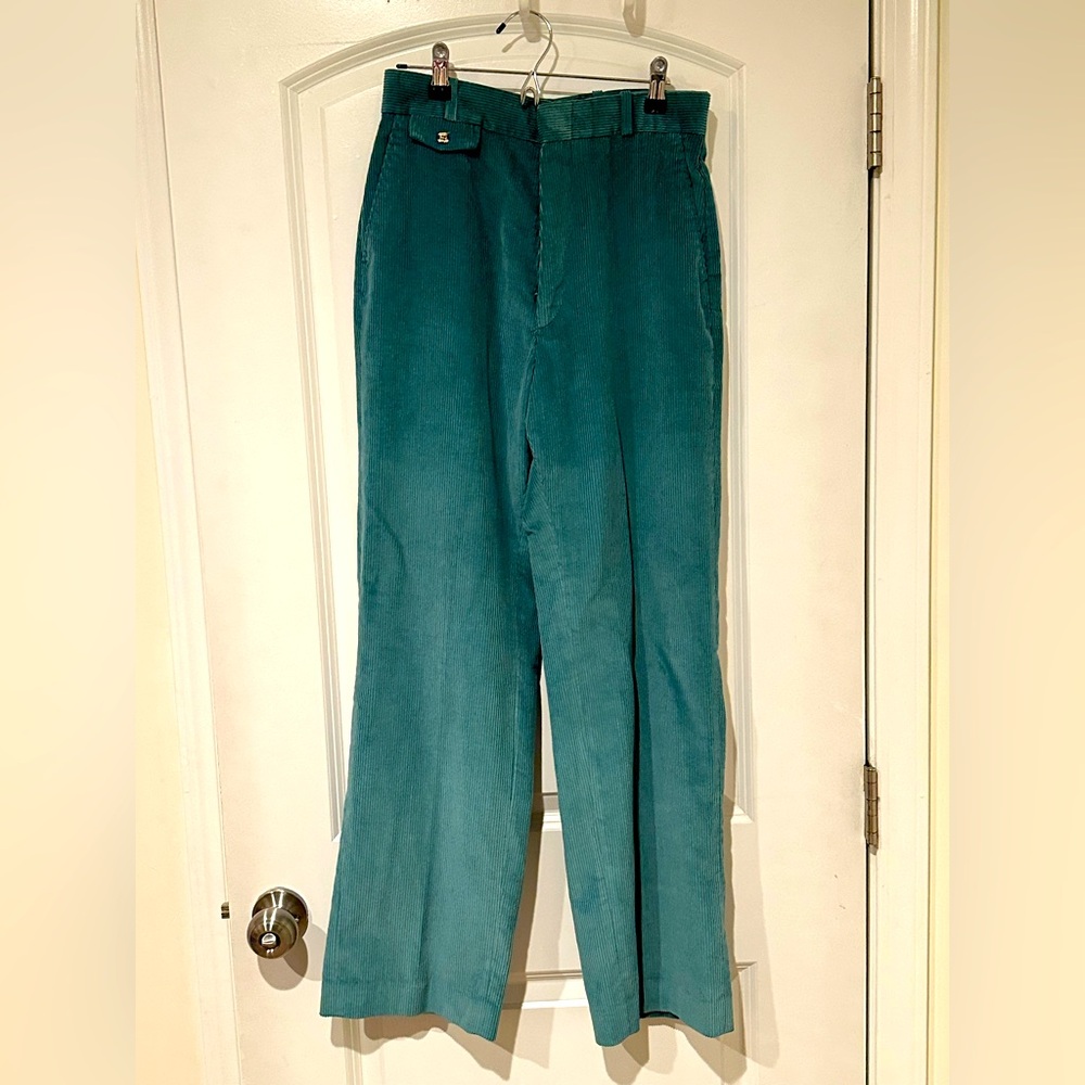 Vintage Hunters Run Corduroy High-Rise Straight Leg Pants –Size 10 (Fits Like 6)